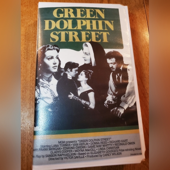 Lana Turner  GREEN DOLPHIN STREET  Van Heflin VHS VIDEOTAPE White Clam Shell - Picture 1 of 4